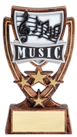 4 Star<BR> Music Trophy<BR> 6 Inches