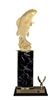 Single Column - 1 Trim<BR> Standing Bass Trophy<BR> 10-12 Inches<BR> 10 Colors