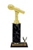 Single Column - 1 Trim<BR> Microphone Trophy<BR> 10-12 Inches<BR> 9 Colors