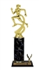 Single Column Trophy - 1 Trim<BR> Female Motion Track <BR> 10-12 Inches<BR> 10 Colors