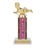 Single Column<BR> Lying Baby Trophy<BR> 10-12 Inches<BR> 9 Colors
