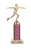 Single Column<BR> Female Figure Skater Trophy<BR> 10-12 Inches<BR> 10 Colors