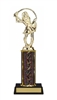 Single Column<BR> F Comic Golfer Trophy<BR> 10-12 Inches<BR> 10 Colors