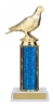 Single Column<BR> Pigeon Trophy<BR> 10-12 Inches<BR> 10 Colors