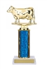 Single Column<BR> Dairy Cow Trophy<BR> 10-12 Inches<BR> 10 Colors
