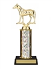 Single Column<BR> Thoroughbred Trophy<BR> 10-12 Inches<BR> 9 Colors