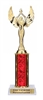 Single Column<BR> Female Victory Trophy<BR> 10-12 Inches<BR> 10 Colors