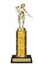 Single Column<BR> F Billiards Trophy<BR> 10-12 Inches<BR> 10 Colors