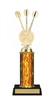 Single Column<BR> Dart Triple Trophy<BR> 10-12 Inches<BR> 10 Colors
