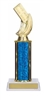 Single Column<BR> Domino Trophy<BR> 10-12 Inches<BR> 10 Colors