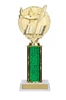 Single Column<BR> Wreath Lamp Trophy<BR> 10-12 Inches<BR> 10 Colors