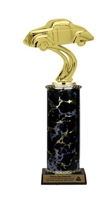 Single Column<BR> Gas Coupe Trophy<BR> 10-12 Inches<BR> 9 Colors