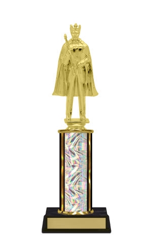Single Column<BR> King Trophy<BR> 10-12 Inches<BR> 10 Colors