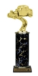 Single Column<BR> Hot Rod Trophy<BR> 10-12 Inches<BR> 9 Colors