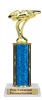 Single Column<BR> Pinewood Derby 1 Trophy<BR> 10-12 Inches<BR> 9 Colors