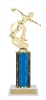 Single Column<BR> Male Motion Bowling Trophy<BR> 10-12 Inches<BR> 10 Colors