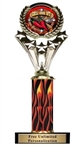Column Trophy<BR> Chili Cook Off or Custom Logo<BR> 10-12 Inches