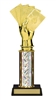 Single Column<BR> Poker Trophy<BR> 10-12 Inches<BR> 10 Colors