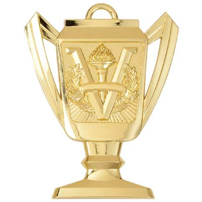 Trophy Victory Medal<BR> Gold/Silver/Bronze<BR> 2.75 Inches
