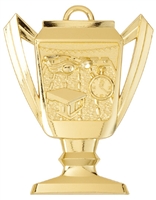 Trophy Swimming Medal<BR> Gold/Silver/Bronze<BR> 2.75 Inches