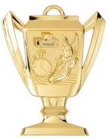 Trophy Track Medal<BR> Gold/Silver/Bronze<BR> 2.75 Inches