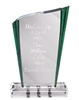 Mag Green Wave<BR> Premium Acrylic Trophy<BR> 8.75 Inch
