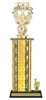 Wide Column with Trim<BR> Spelling Bee Trophy<BR> 12-14 Inches<BR> 10 Colors