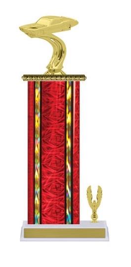 Wide Column with Trim<BR> Mustang Trophy<BR> 12-14 Inches<BR> 10 Colors