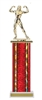 Wide Column<BR> Female Bodybuilding Trophy<BR> 12-14 Inches<BR> 10 Colors