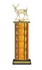 Wide Column<BR> Buck Deer Trophy<BR> 12-14 Inches<BR> 10 Colors
