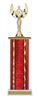 Wide Column<BR> Female Victory Trophy<BR> 12-14 Inches<BR> 10 Colors
