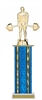 Wide Column<BR> Deadlift Trophy<BR> 12-14 Inches<BR> 10 Colors