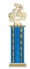 Wide Column<BR> Male Racing Bike Trophy<BR> 12-14 Inches<BR> 10 Colors
