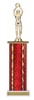 Wide Column Trophy <BR> Female Shooter Basketball<BR> 12-14 Inches<BR> 10 Colors