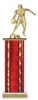 Wide Column Trophy <BR> Male Dribble Basketball<BR> 12-14 Inches<BR> 10 Colors