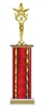 Wide Column<BR> Male Star Victory Trophy<BR> 12-14 Inches<BR> 10 Colors