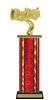 Wide Column<BR> Fire Engine Trophy<BR> 12-14 Inches<BR> 10 Colors