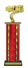 Wide Column<BR> Fire Pumper Trophy<BR> 12-14 Inches<BR> 10 Colors