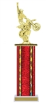 Wide Column<BR> Dirt Bike Trophy<BR> 12-14 Inches<BR> 10 Colors