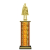Wide Column<BR> King Trophy<BR> 12-14 Inches<BR> 10 Colors