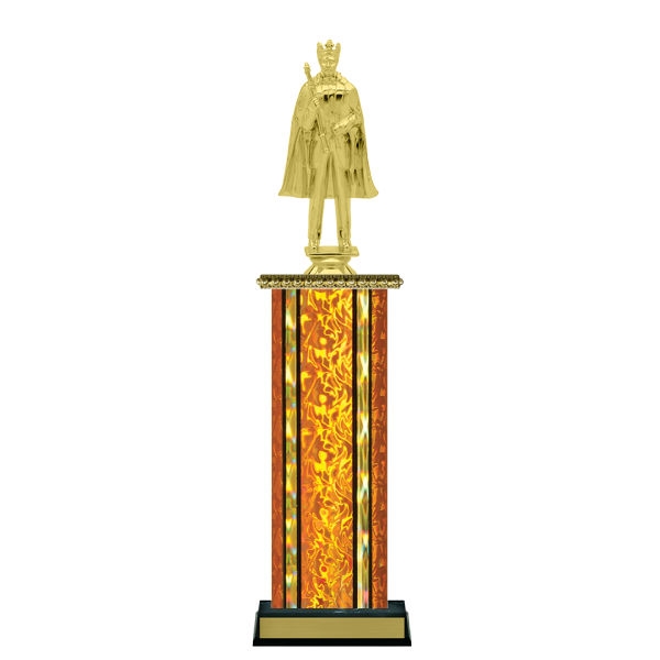 Wide Column<BR> King Trophy<BR> 12-14 Inches<BR> 10 Colors