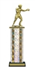 Wide Column<BR> Boxer Trophy<BR> 12-14 Inches<BR> 10 Colors