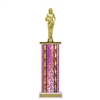 Wide Column<BR> Queen Trophy<BR> 12-14 Inches<BR> 10 Colors