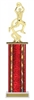 Wide Column Trophy<BR> Male Motion Basketball <BR> 12-14 Inches<BR> 10 Colors