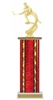 Wide Column<BR> Female Ice Hockey Trophy<BR> 12-14 Inches<BR> 10 Colors